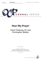 Hear My Prayer Unison choral sheet music cover